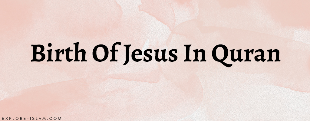 birth of jesus in quran