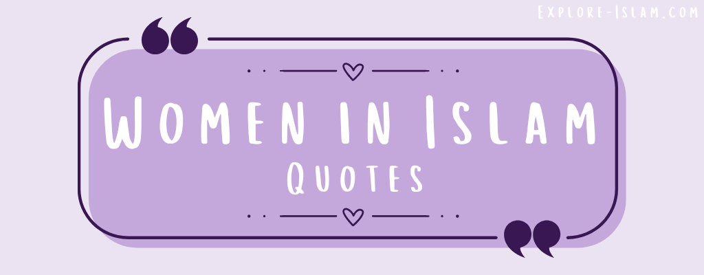 women in islam quotes
